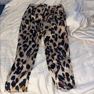 Leopard print pants